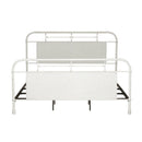 Vintage Series - King Metal Bed - Antique White-Washburn's Home Furnishings