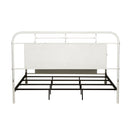 Vintage Series - King Metal Bed - Antique White-Washburn's Home Furnishings