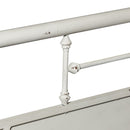 Vintage Series - King Metal Bed - Antique White-Washburn's Home Furnishings