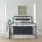 Vintage Series - King Metal Bed- Navy-Washburn's Home Furnishings