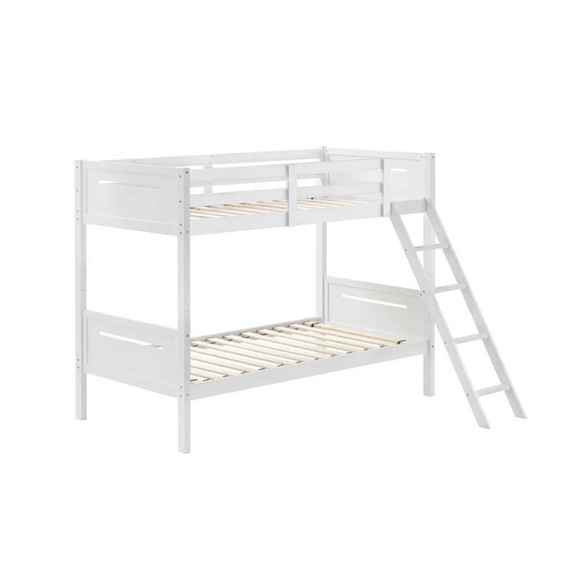 Littleton Bunk Bed - Littleton Twin/twin Bunk Bed White - Box 1-Washburn's Home Furnishings