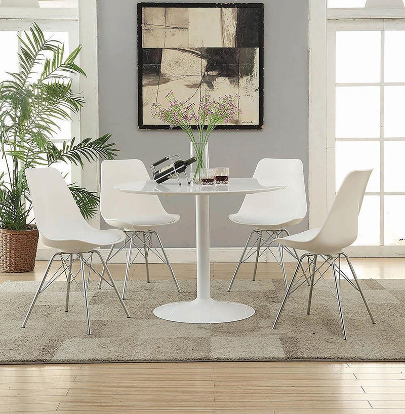 Lowry Collection - Dining Chair - White-Washburn's Home Furnishings