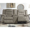 Mccade - Cobblestone - Dbl Rec Loveseat W/console-Washburn's Home Furnishings