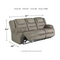 Mccade - Cobblestone - Reclining Sofa-Washburn's Home Furnishings