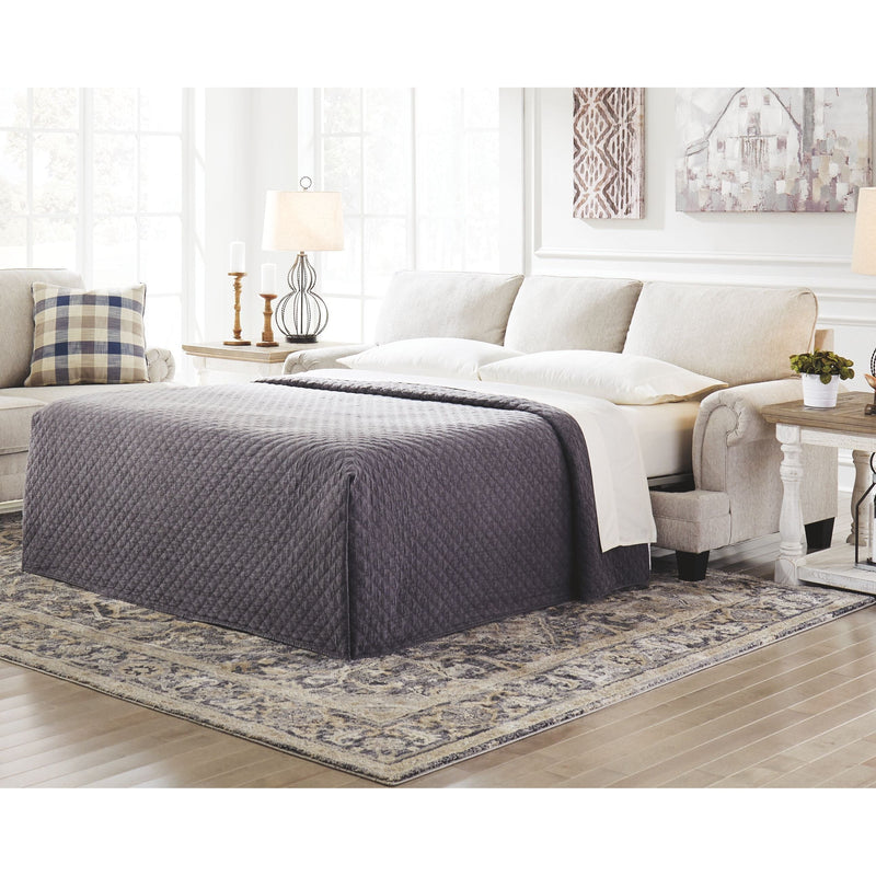 Meggett - Linen - Queen Sofa Sleeper-Washburn's Home Furnishings