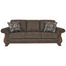 Miltonwood - Teak - Queen Sofa Sleeper-Washburn's Home Furnishings