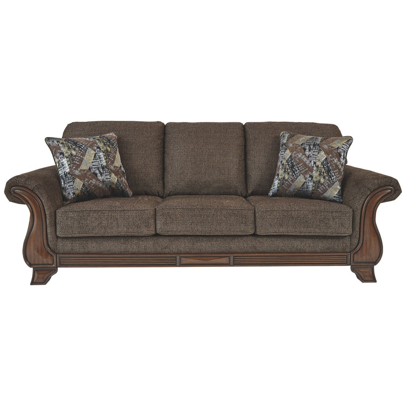 Miltonwood - Teak - Queen Sofa Sleeper-Washburn's Home Furnishings