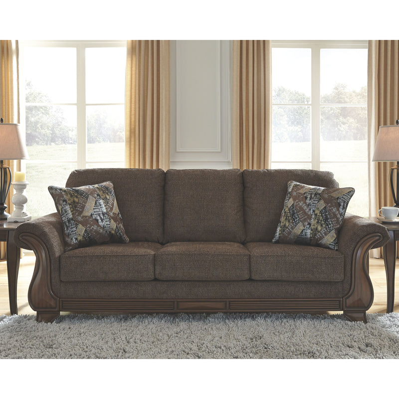 Miltonwood - Teak - Queen Sofa Sleeper-Washburn's Home Furnishings