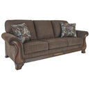 Miltonwood - Teak - Queen Sofa Sleeper-Washburn's Home Furnishings