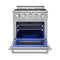 NXR 30-IN. Culinary Series Professional Style LP Gas and Electric Dual Fuel Range SS-Washburn's Home Furnishings