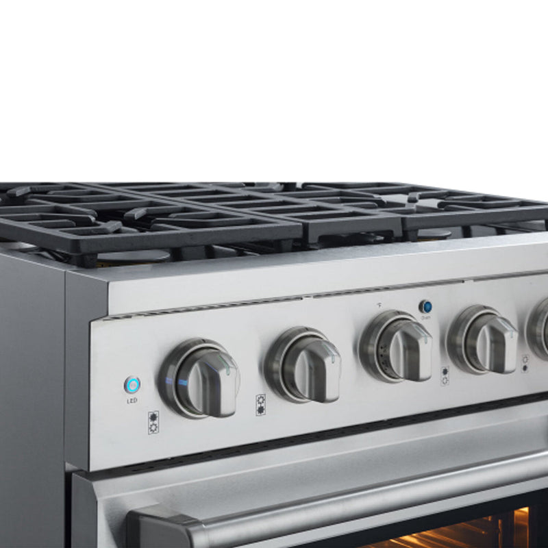 NXR 30-IN. Culinary Series Professional Style LP Gas and Electric Dual Fuel Range SS-Washburn's Home Furnishings