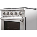 NXR 30-IN. Culinary Series Professional Style LP Gas and Electric Dual Fuel Range SS-Washburn's Home Furnishings