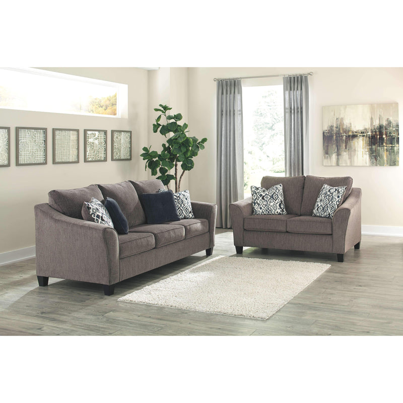 Nemoli - Slate - Queen Sofa Sleeper-Washburn's Home Furnishings