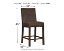 Paradise - Medium Brown - Barstool (2/cn)-Washburn's Home Furnishings