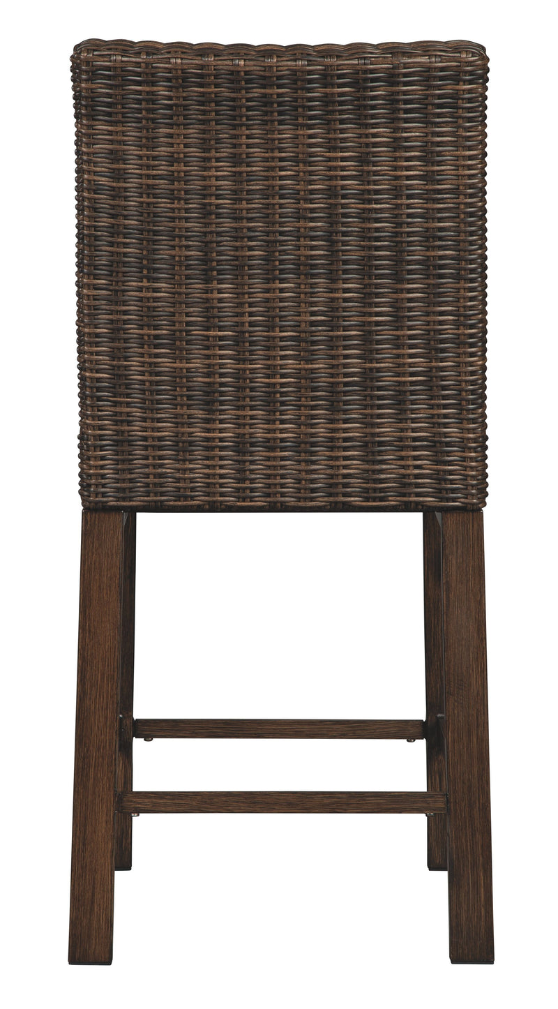 Paradise - Medium Brown - Barstool (2/cn)-Washburn's Home Furnishings