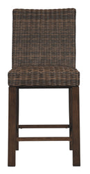 Paradise - Medium Brown - Barstool (2/cn)-Washburn's Home Furnishings