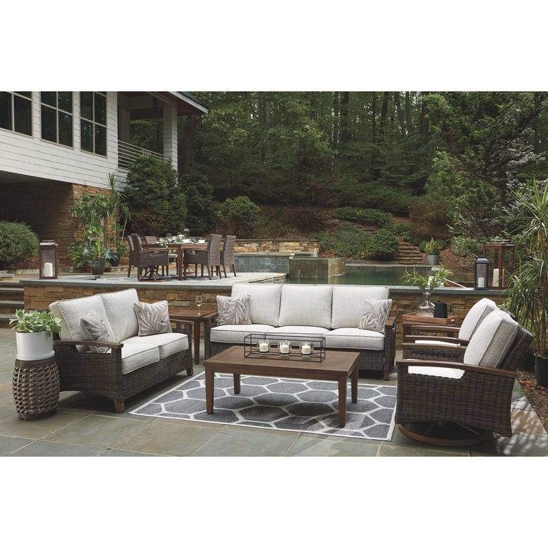 Paradise Trail - Medium Brown - Sofa with Cushion-Washburn's Home Furnishings