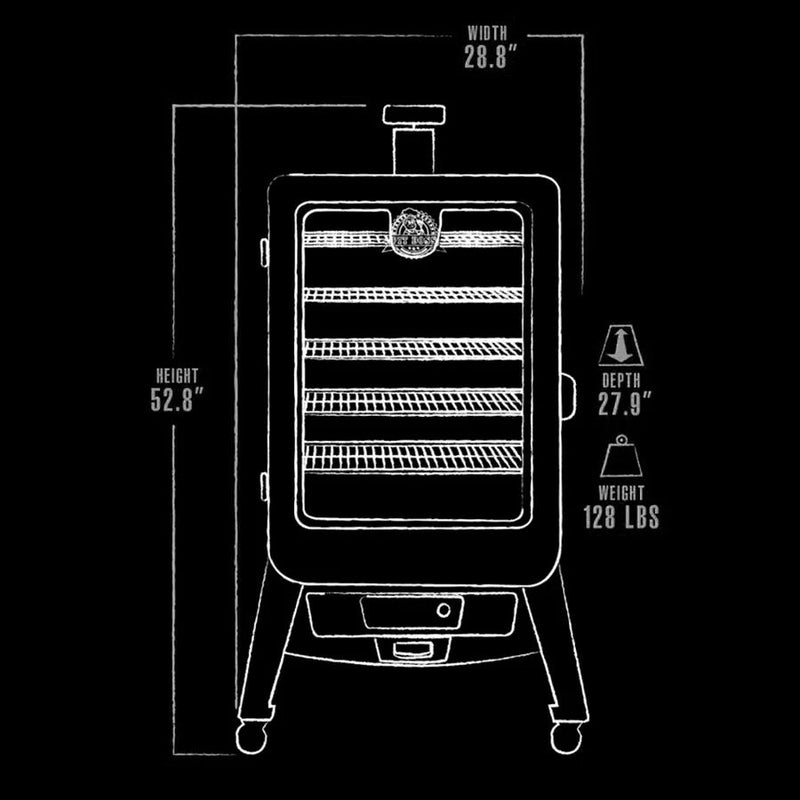 Pit Boss Copperhead 5-Series Vertical Pellet Smoker-Washburn's Home Furnishings