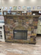 Polyfiber Faux Stone Electric Fireplace-Washburn's Home Furnishings