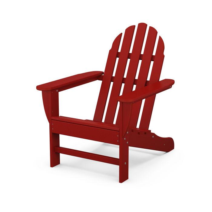 Polywood Classic Adirondack Chair in Crimson Red-Washburn's Home Furnishings