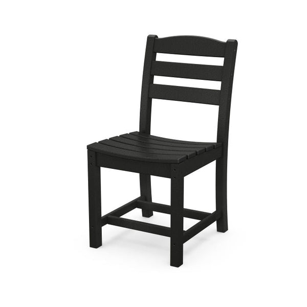 Polywood La Casa Café Dining Side Chair - Black-Washburn's Home Furnishings