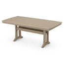 Polywood Nautical Trestle 38" x 73" Dining Table in Vintage Sahara-Washburn's Home Furnishings