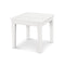 Polywood Newport 18" End Table in White-Washburn's Home Furnishings