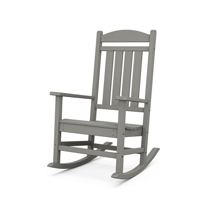 Polywood Presidential Rocker in Slate Grey-Washburn's Home Furnishings