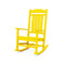 Polywood Presidential Rocking Chair in Lemon-Washburn's Home Furnishings