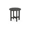 Polywood Round 18" Side Table Black-Washburn's Home Furnishings