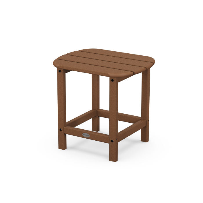 Polywood South Beach 18" Side Table in Teak-Washburn's Home Furnishings