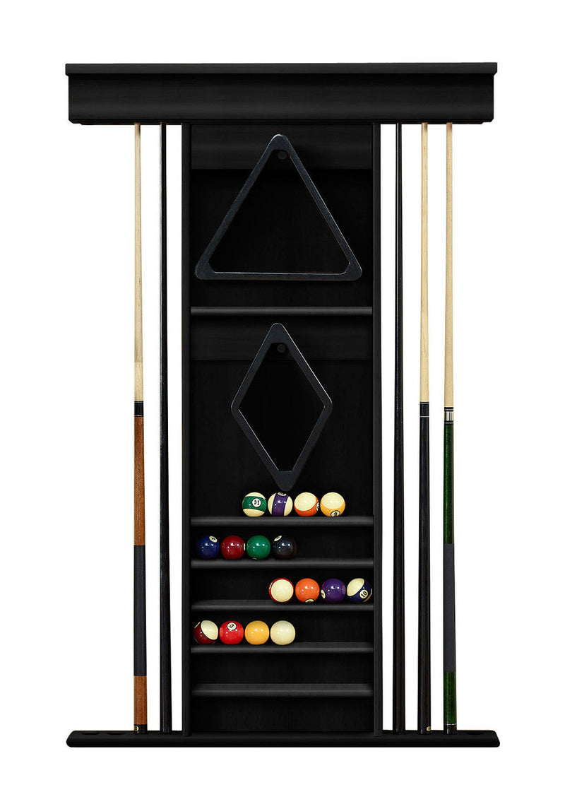 Premier Wall Cue Rack in Black-Washburn's Home Furnishings