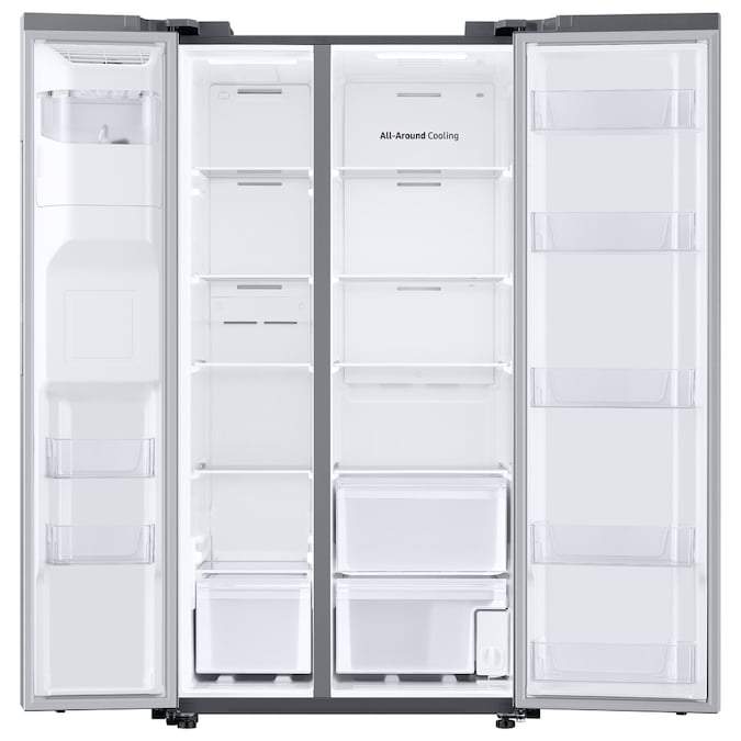 Samsung 27.4cf Side-by-Side Refrigerator-Washburn's Home Furnishings