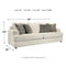 Soletren - Stone - Queen Sofa Sleeper-Washburn's Home Furnishings