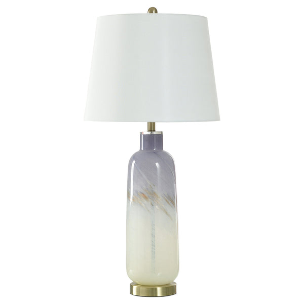 Stylecraft Lavender Mist Glass Table Lamp 33" H-Washburn's Home Furnishings