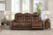 The Man-den - Mahogany - Pwr Rec Sofa With Adj Headrest-Washburn's Home Furnishings