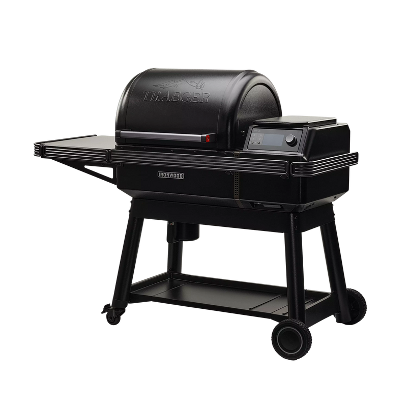 Traeger Ironwood Wi-Fi Pellet Grill and Smoker in Black-Washburn's Home Furnishings