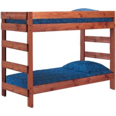 Twin/Twin One-Piece Bunk Bed-Washburn's Home Furnishings