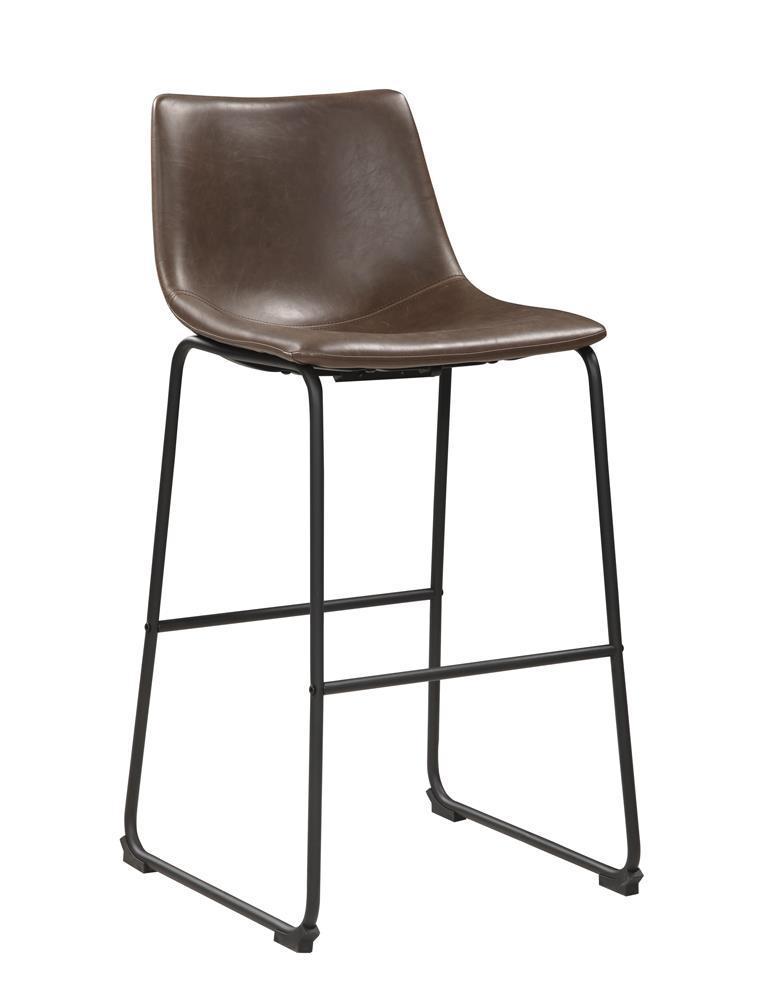 Two-tone - Bar Stool - Brown-Washburn's Home Furnishings