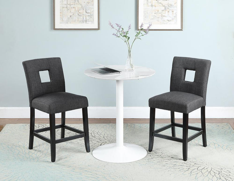 Upholstered Counter Height Stool - Gray-Washburn's Home Furnishings