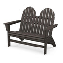 VINEYARD 48" ADIRONDACK BENCH IN VINTAGE COFFEE-Washburn's Home Furnishings