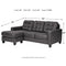 Venaldi - Gunmetal - Sofa Chaise Queen Sleeper-Washburn's Home Furnishings