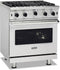 Viking 5 Series 30" Freestanding Gas Open Burner Professional Range - Stainless Steel-Washburn's Home Furnishings