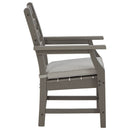 Visola - Gray - Arm Chair With Cushion (2/cn)-Washburn's Home Furnishings