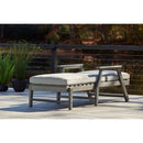 Visola - Gray - Chaise Lounge With Cushion-Washburn's Home Furnishings