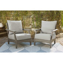 Visola - Gray - Lounge Chair W/cushion (2/cn)-Washburn's Home Furnishings