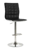 Waffle Adjustable Bar Stools - Adjustable Bar Stool - Black-Washburn's Home Furnishings