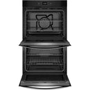 Whirlpool 30 Inch Double Electric Smart Wall Oven with 10.0 cu. ft. Fan Convection Ovens, Steam Clean, Air Fry, Frozen Bake™, Rapid Preheat, WiFi, and Star K: Fingerprint Resistant Stainless Steel-Washburn's Home Furnishings