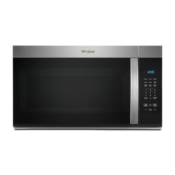 Whirlpool 30' W 1.7 cu. ft Over the range Microwave with 1000-Watts Cooking Power - Fingerprint Resistant Stainless Steel-Washburn's Home Furnishings