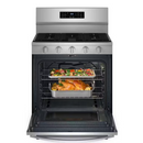 Whirlpool 30 in. 5 Burners Freestanding Gas Range in Fingerprint Resistant Stainless Steel w/Air Cooking Technology-Washburn's Home Furnishings